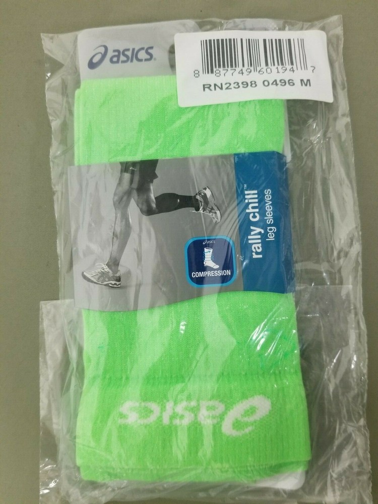 New Asics Compression Rally Chill Leg Sleeves.