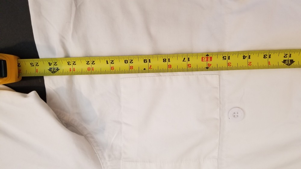 Chefs Shirt/Jacket White size Large. Chef Code.