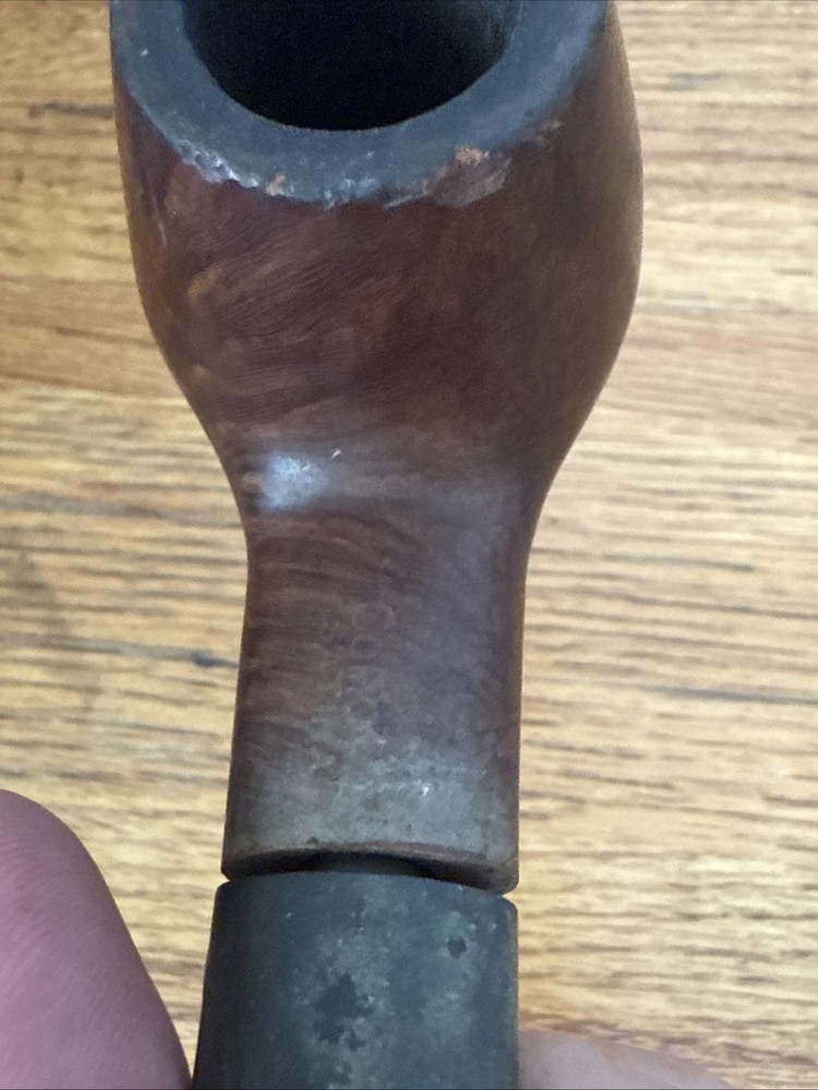 Comoy’s Satina Smooth Bent Brandy Pipe 56. Rough Shape