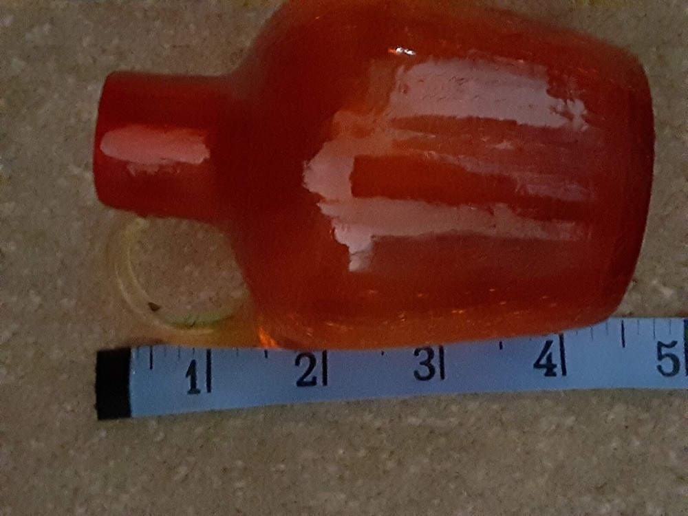 Vintage Crackle Glass Pitcher