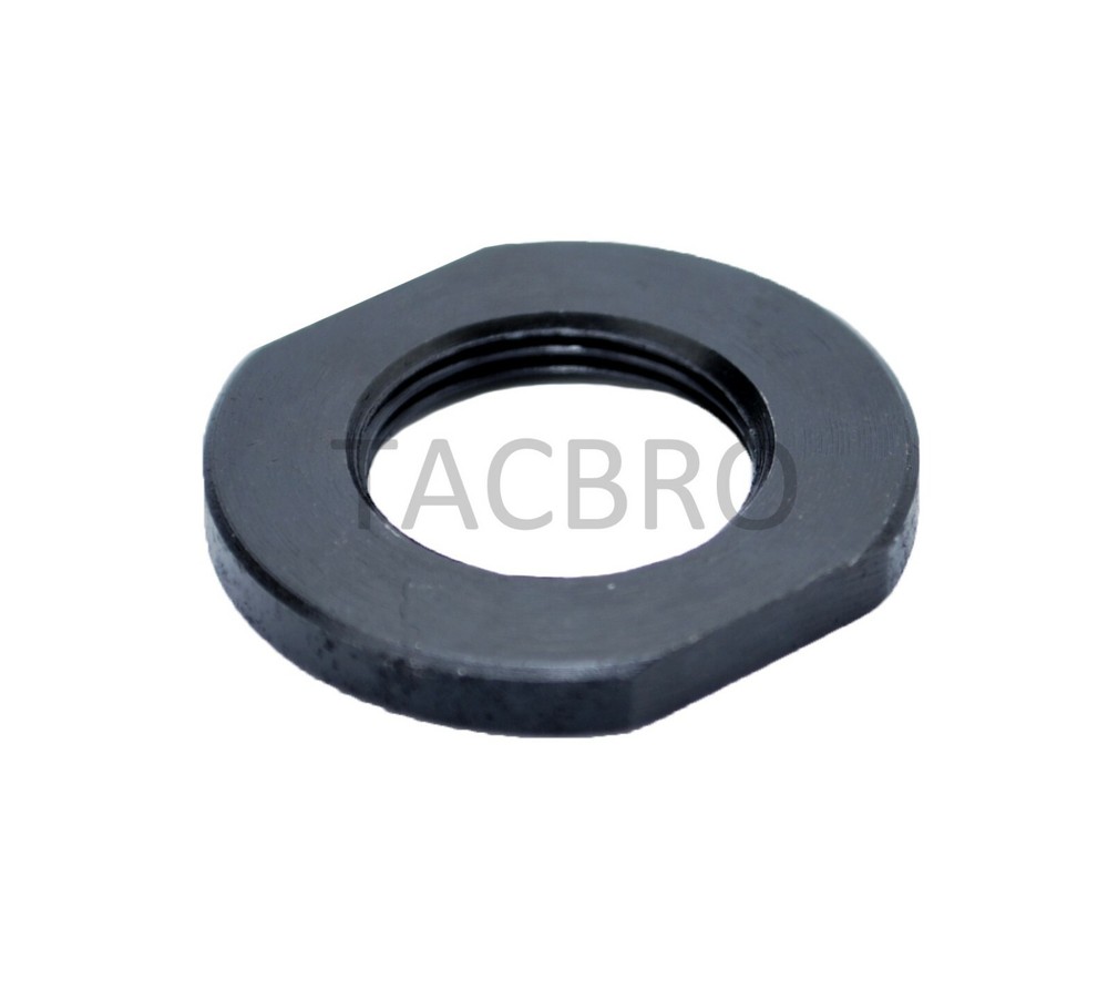 New 37/64x28 Thread Super Thin Jam Nut for .45 Muzzle Brake Steel Black