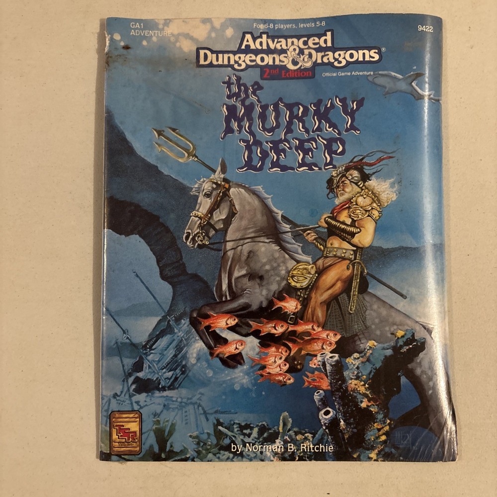 Advanced Dungeons & Dragons Murky Deep 2E RPG Module 1993 D&D NEW Shrink Wrap