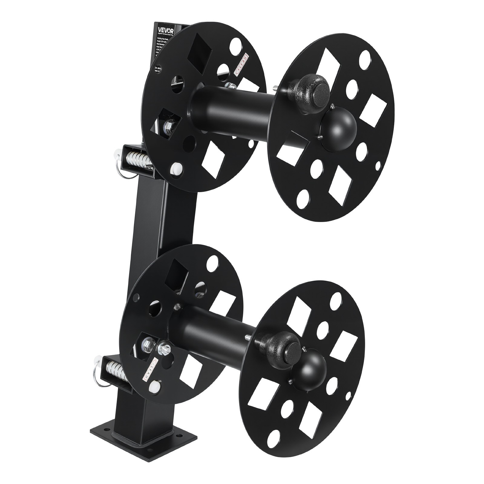 VEVOR Heavy Duty Double Welding Cable Reel Fits 150FT 1/0 & 125FT 2/0 Cable