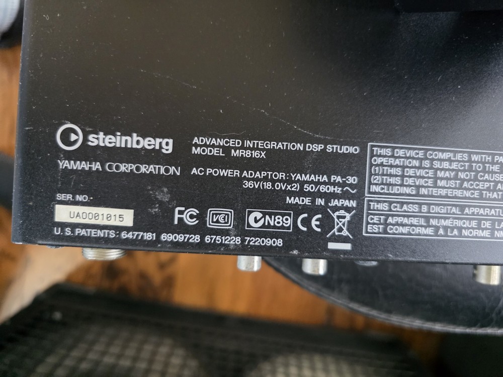 Steinberg MR816X FireWire Rackmount Audio Interface, 8 Channels, Phantom Power