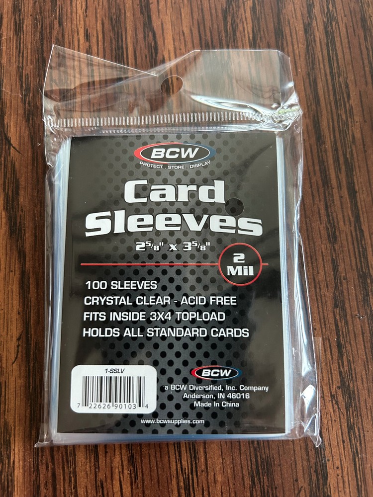 500 BCW STANDARD CARD SLEEVES