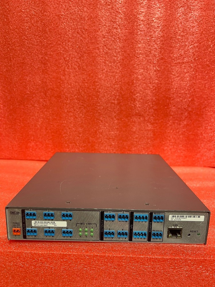 Extron DMP 64 Digital Matrix Audio Processor 60-1054-01