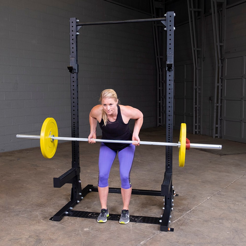 Body-Solid Pro ClubLine Half Rack with Adjustable Bench