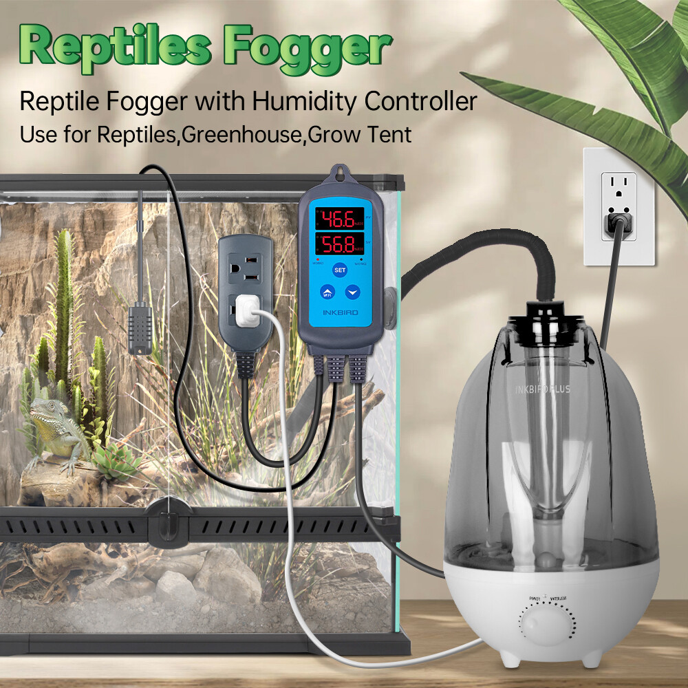 Inkbird Reptile Humidifiers Humidity Control Humidistat Fogger Mushroom Growing
