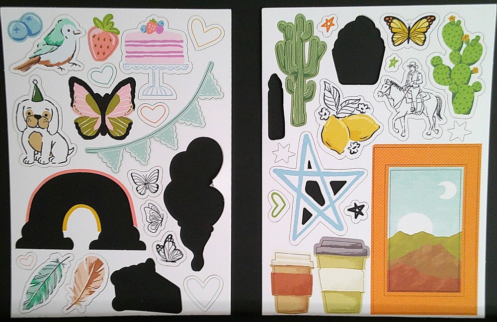 Stampin' Up! Something for Everything Ephemera Pack, retired, slightly used