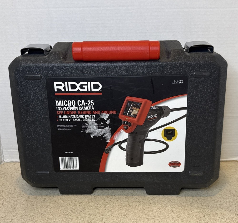 RIDGID CA-25 Micro Visual Inspection & Diagnostic Handheld Camera w/ 2.7 in .