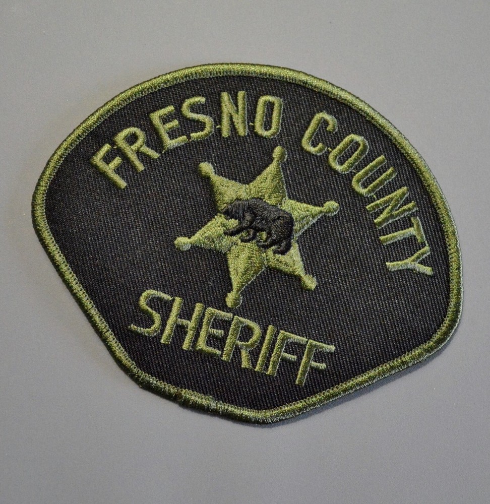 Fresno County Sheriff Subdued Olive Drab Patch #2 ++ Mint CA
