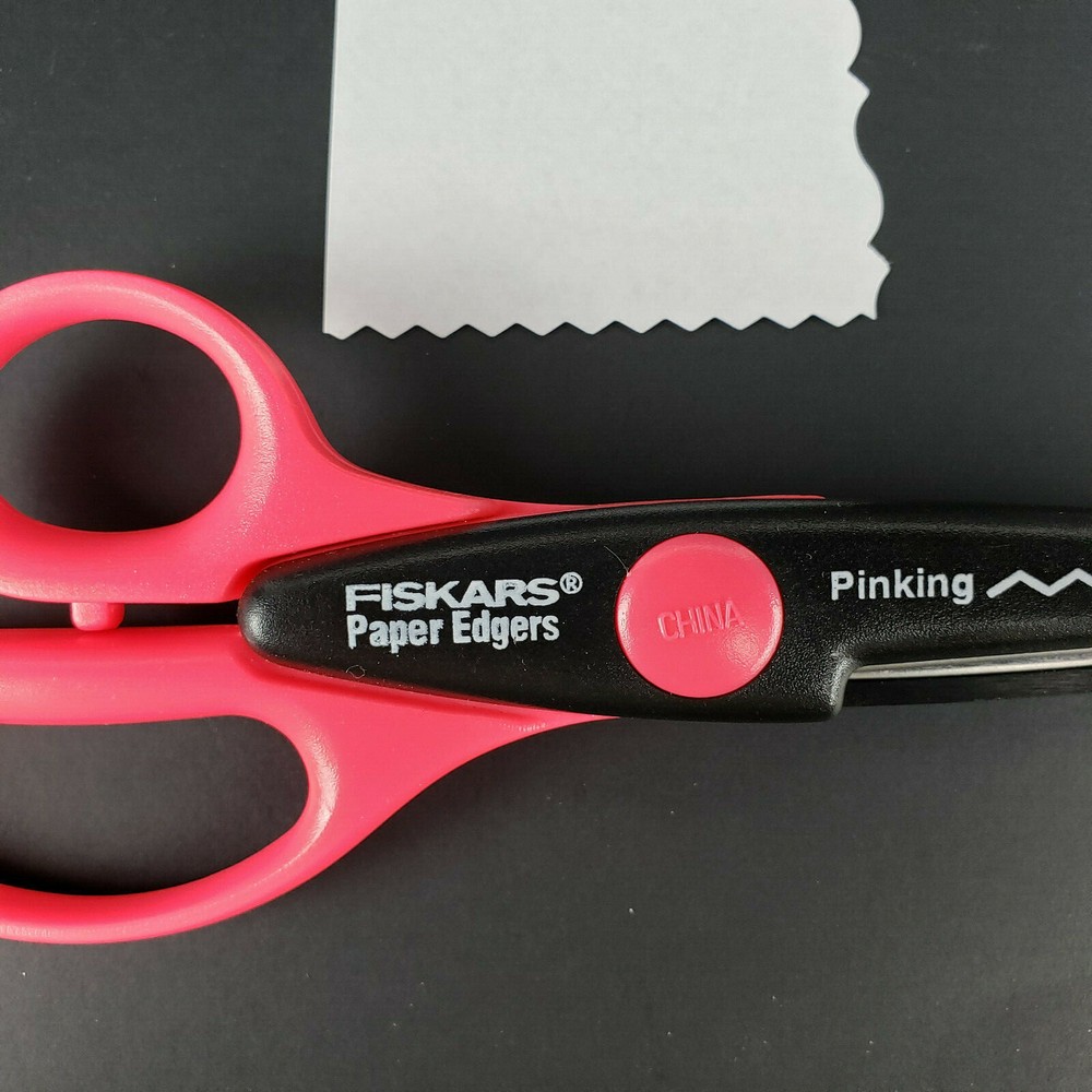 Fiskars Paper Edgers 3 Pack Different Styles Pinking Ripple Colonial EUC
