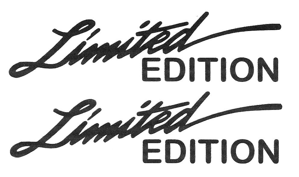 Limited Edition, Car Decal, Sticker 2x, Racing, Tuning, 11x3cm