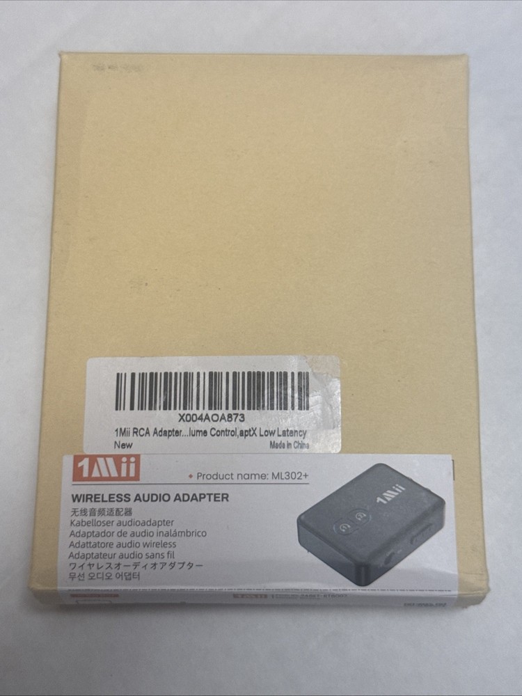 1Mii RCA Bluetooth 5.3 Adapter for TV, 3.5mm AUX Bluetooth Transmitter Receiver