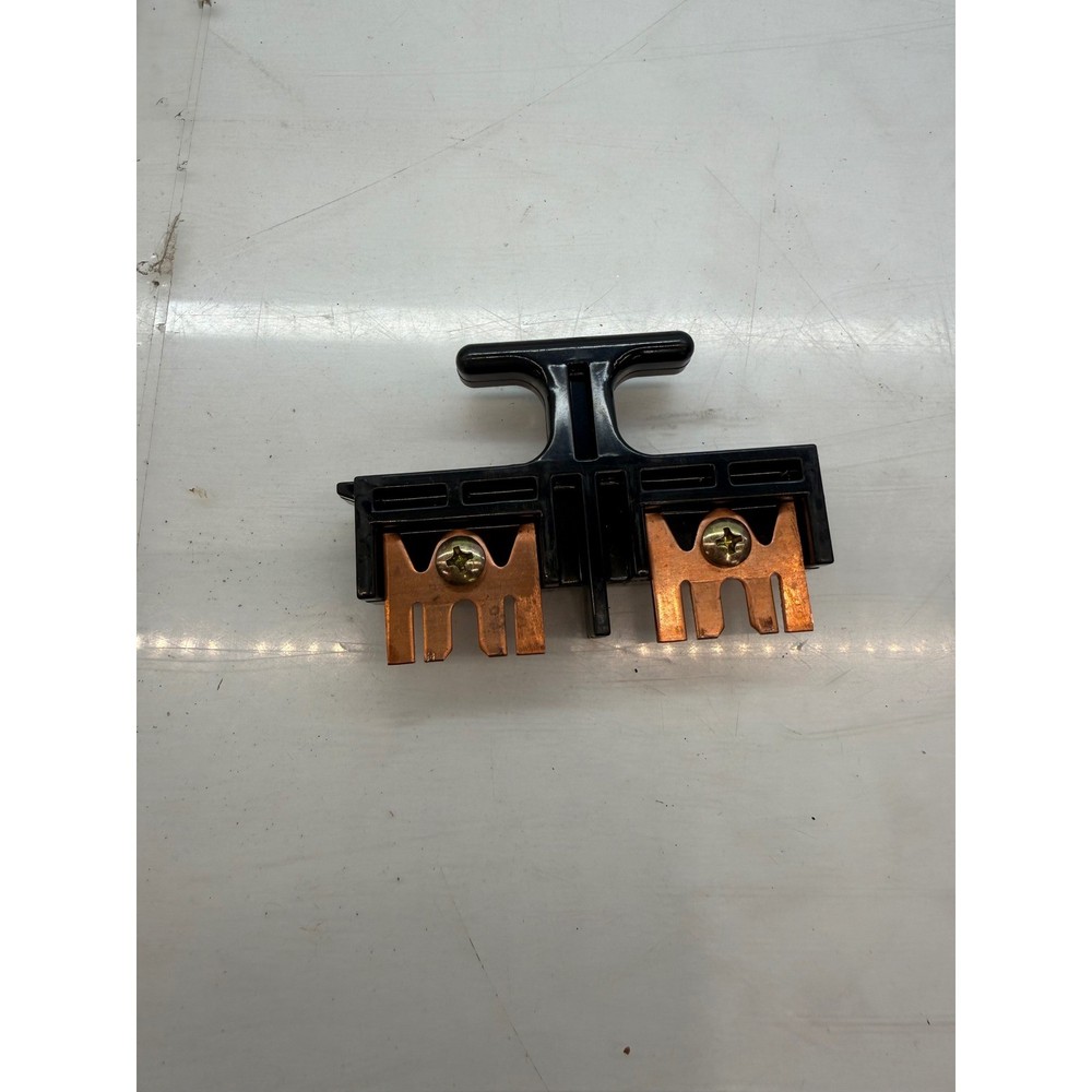 Electrical Pullout Fuse Block Disconnect T-Handle Black with Copper Contacts