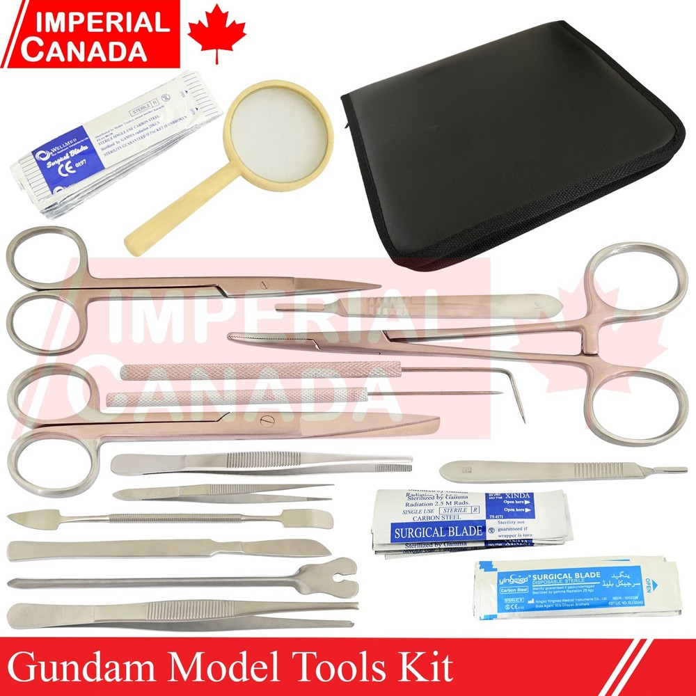 Gundam Model Tools Kit 44 Pcs Modeler Basic Tools Craft Set for Gundam C DS-2312