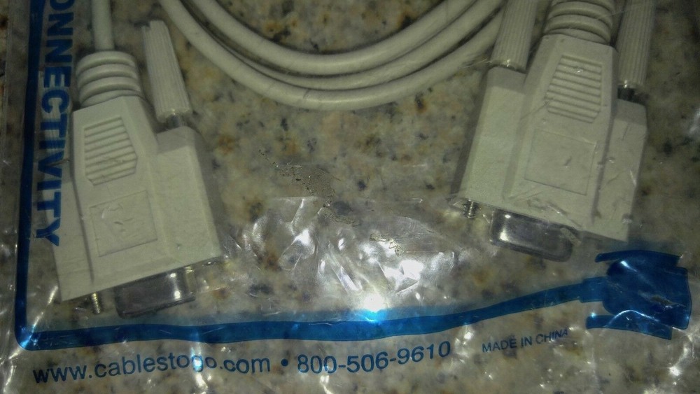 C2G 6' DB9 F/F Null Modem Serial Cable DNULL9F9F06
