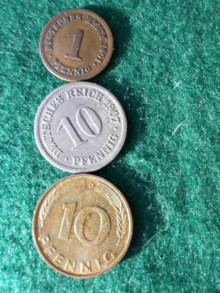 3 German Coins