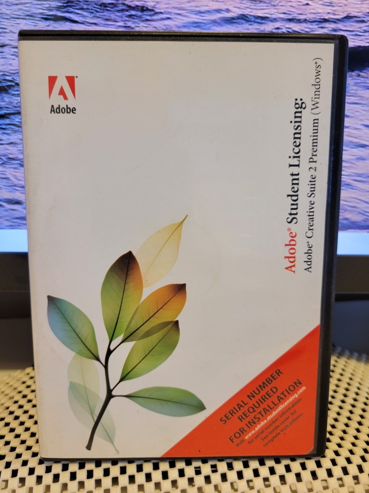 ADOBE STUDENT LICENSING CREATIVE SUITE 2 PREMIUM WITH CODE FOR SERIAL NUMBER