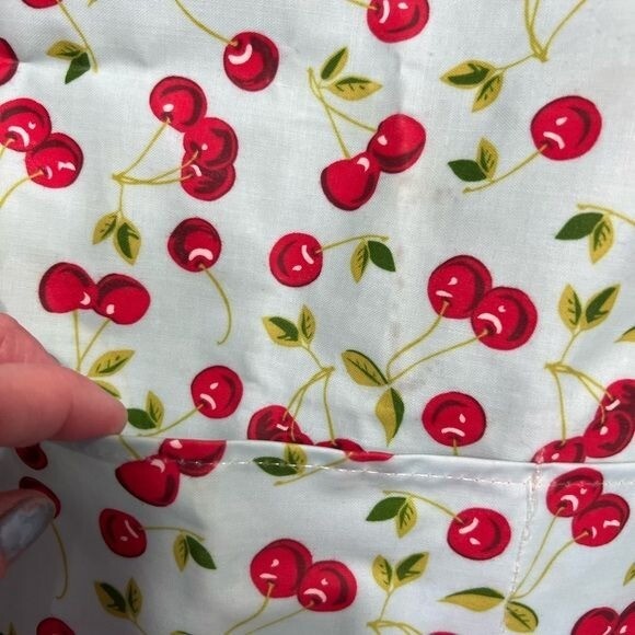 Now Designs kids cherry print apron one size