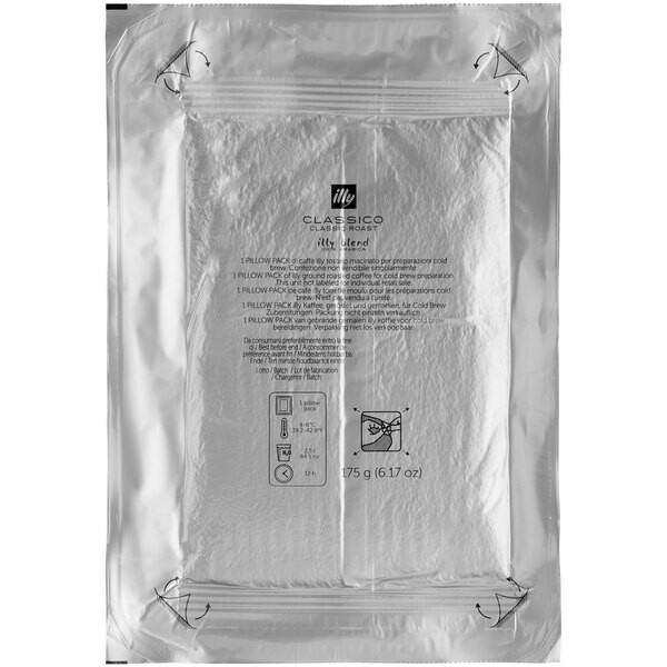 Cold Brew ILLY COFFEE, Filter Pack Bags 1/2 Gallon - ONE SINGLE PACK