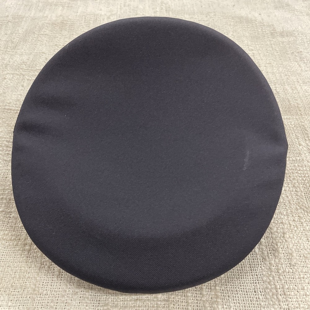 Class A Round Top Navy Blue & Silver Hatband Uniform Cap Hat Size Medium