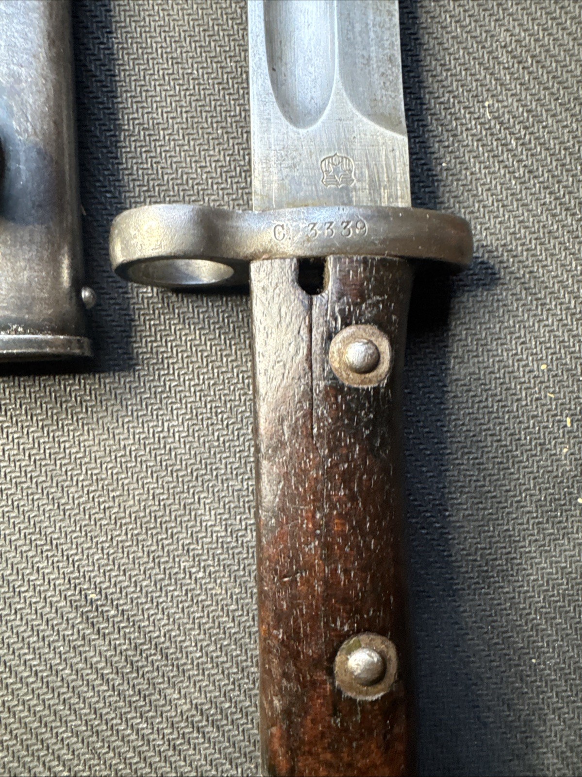 Chilean Military Model 1895 Steyr CE/WG Mauser Bayonet Chile