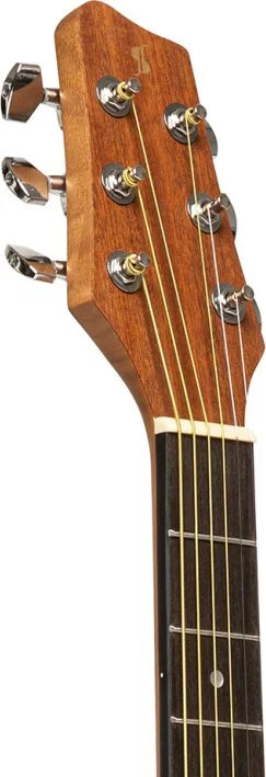 Electro-acoustic dreadnought guitar with cutaway