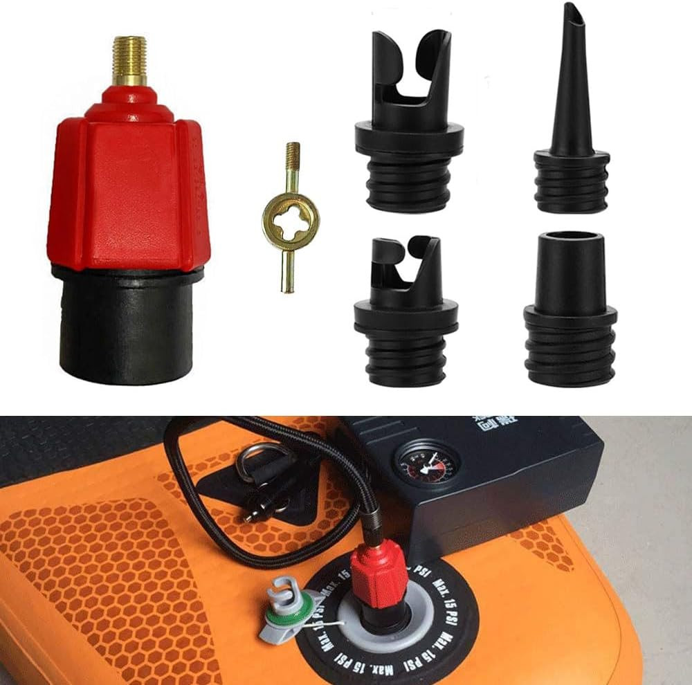 Pesandy Inflatable SUP Pump Adaptor Compressor Paddle Board Pump Adapter, Multi
