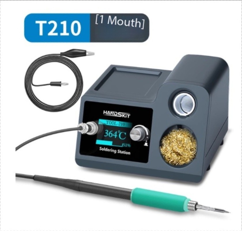 210W High-Power Digital Display Soldering Station with Auto-Sleep Function
