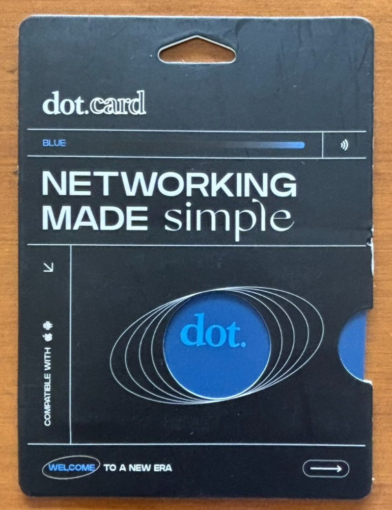 Dot.Card Blue (Networking Card)