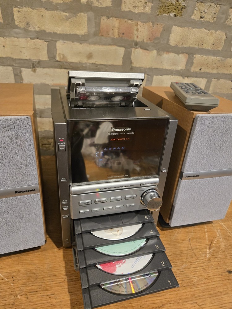 serviced Panasonic SA-PM16 surround system w/remote fully functional