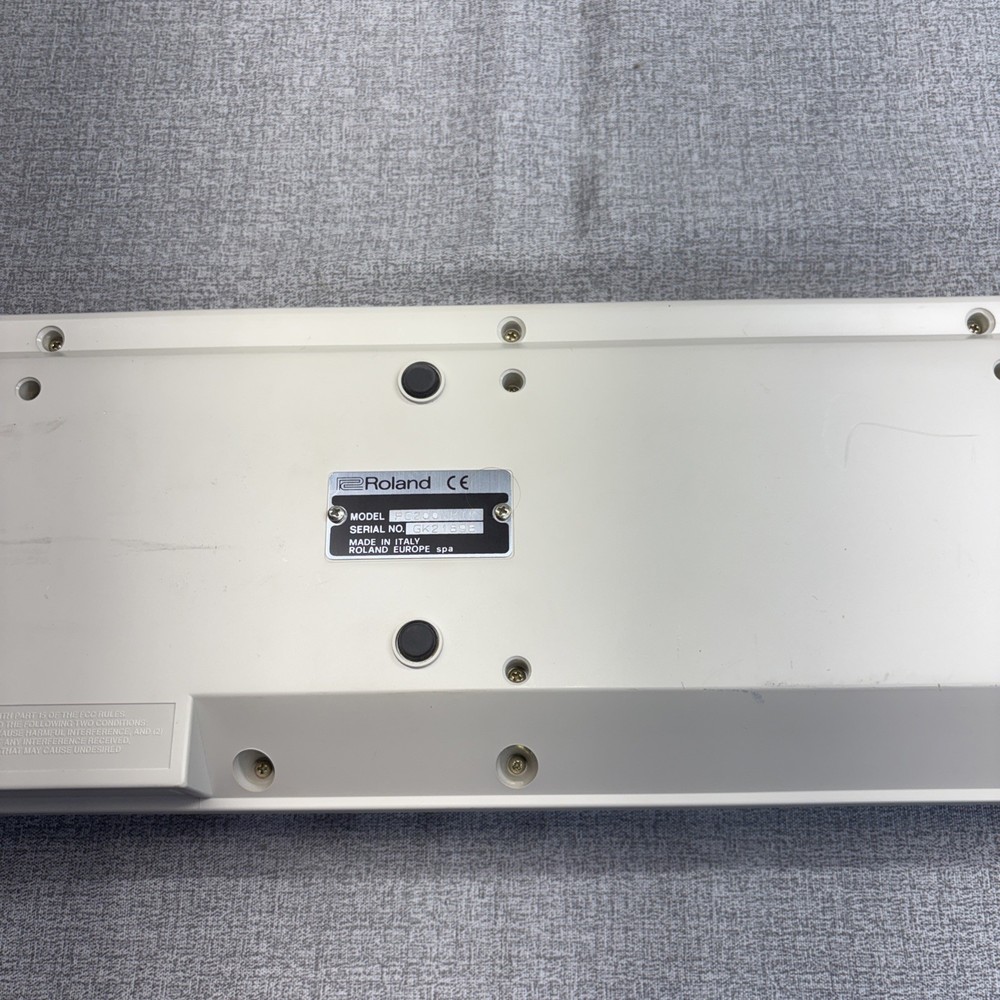 Roland PC-200 MKII Midi Keyboard Controller No Power Cable Tested