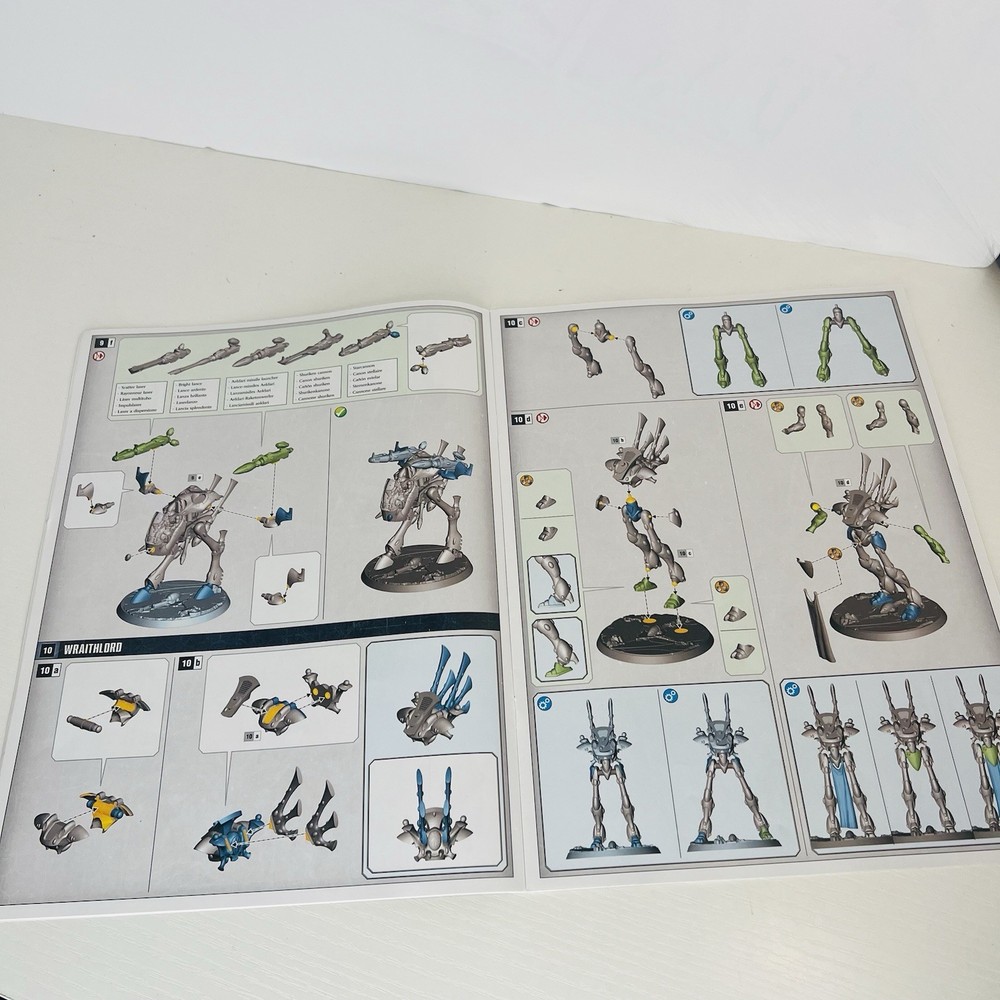 Warhammer 40k Craftworlds Assembly Guide Instructions Only Preowned