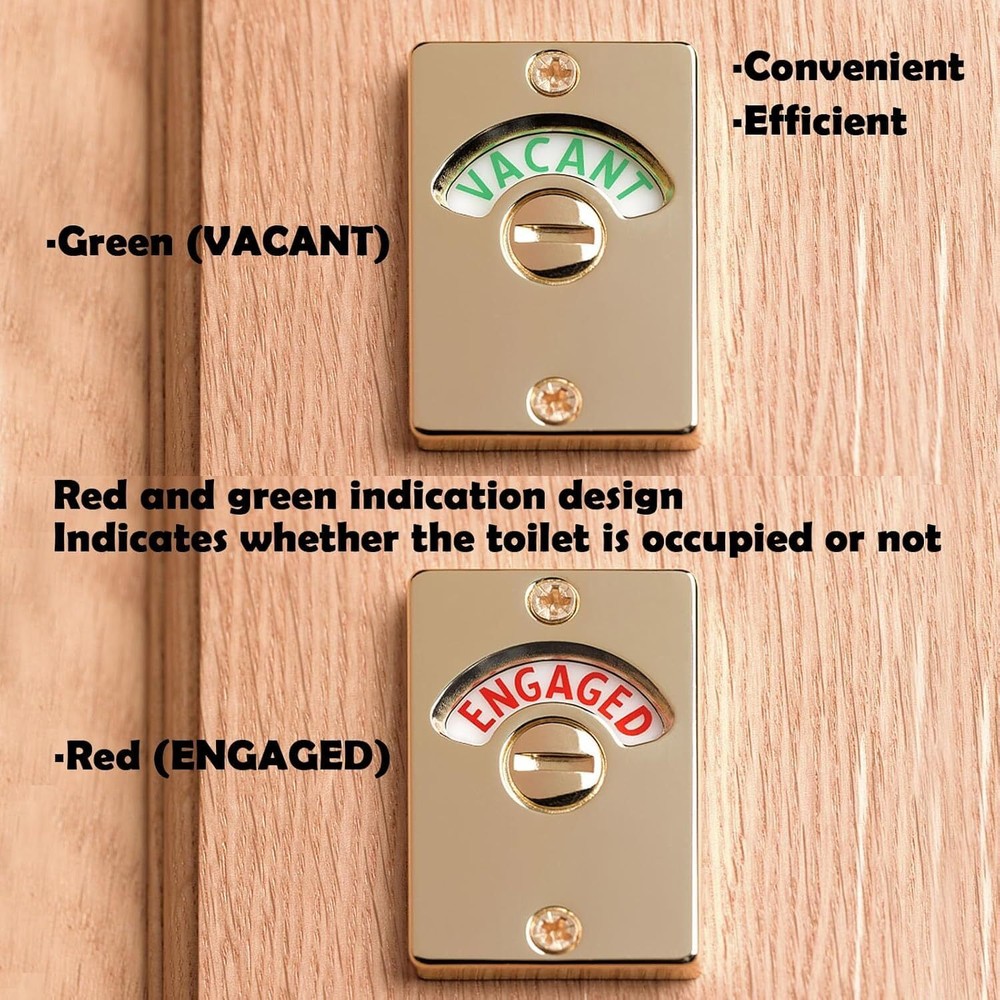 2Pcs Latch Indicating LockLatch Indicator BoltPrivacy Partition Indicator Loc...