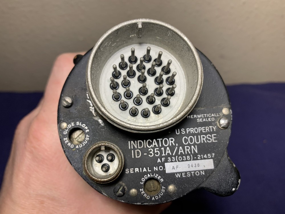 Vietnam Era 1967 Weston ID-351A/ARN Course Indicator