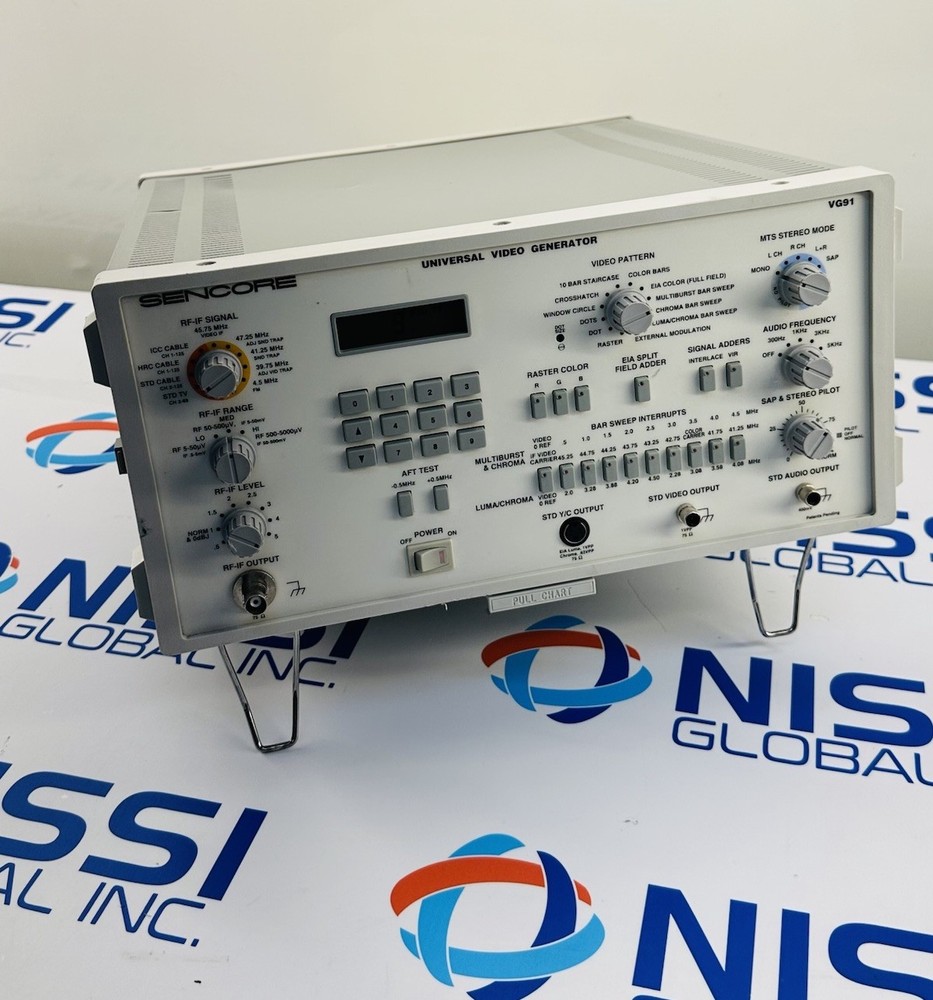 Sencore VG91 Universal Video Generator – Fully Functional (See Photos)