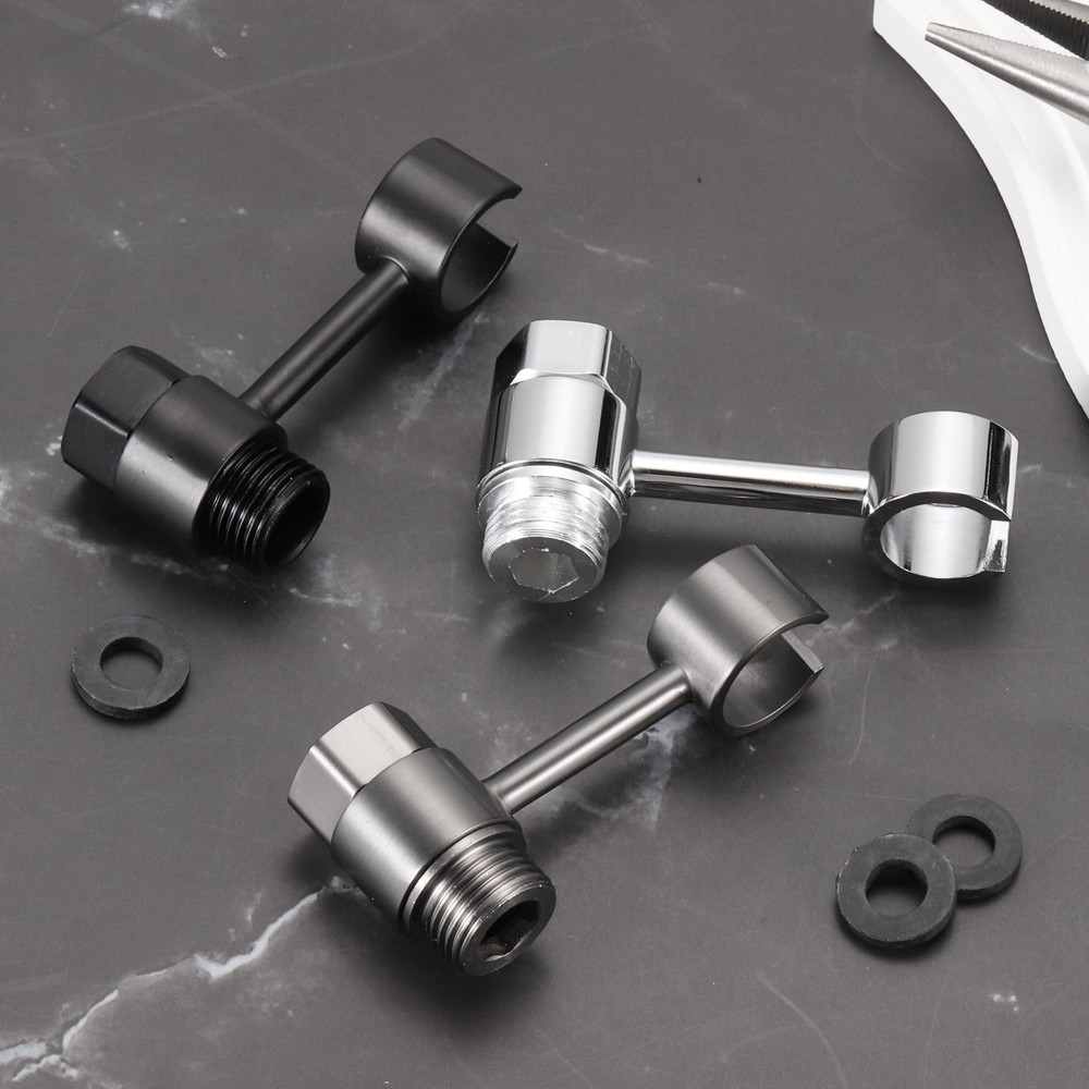 Universal Handheld Bidet Sprayer Holder Silver