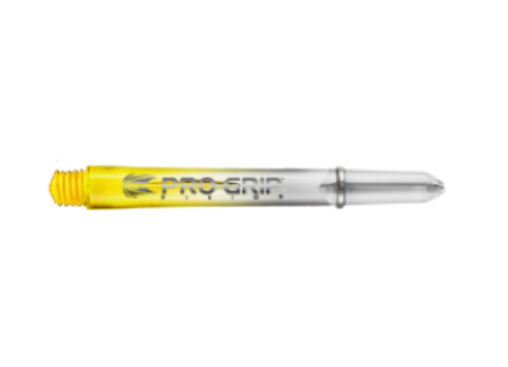 Target Pro Grip Vision Shafts - Clear Yellow Medium
