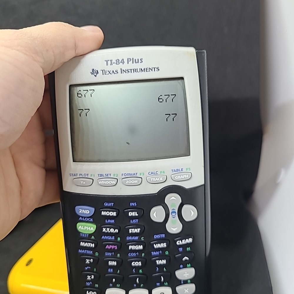 TI-84 Plus Graphing Calculator - With Covers - Tested & Working #83