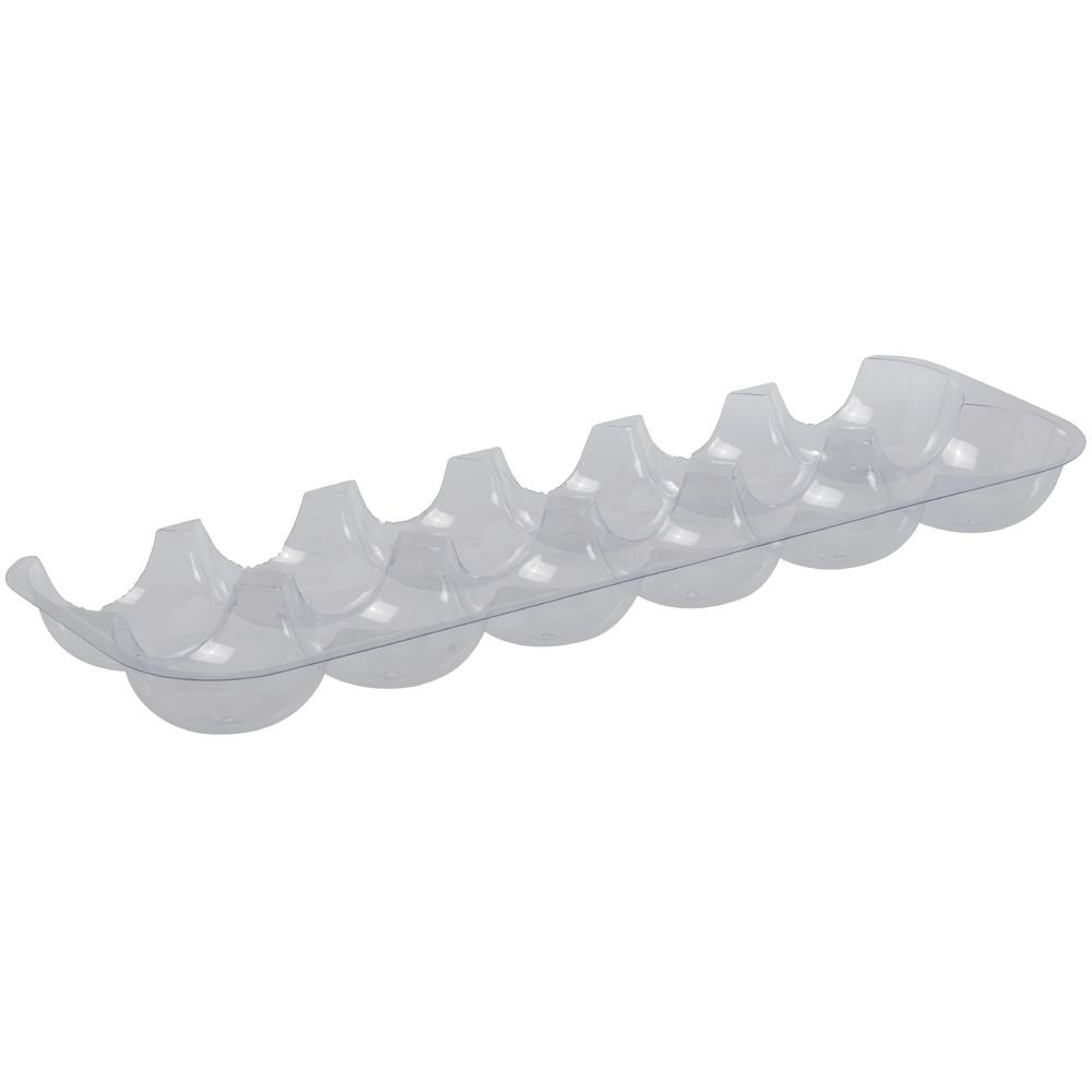Marco 12 Cavity Rectangular Clear PVC Produce Organizer for Medium Apples or