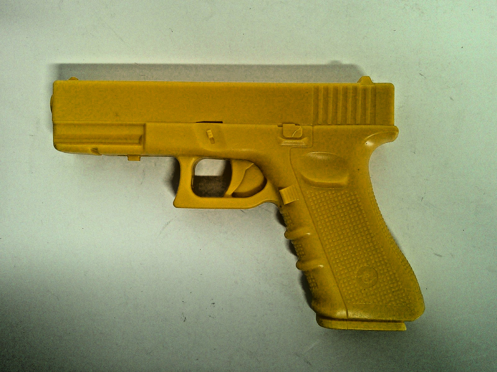 NEW 9" Polypropylene YELLOW Full Size Glock Replica Practice Training Pistol
