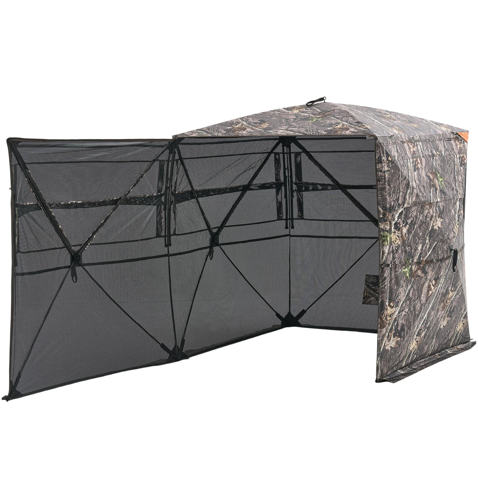 VEVOR Portable Hunting Blind See Through Ground Deer Blinds 2-3 Person Carrying
