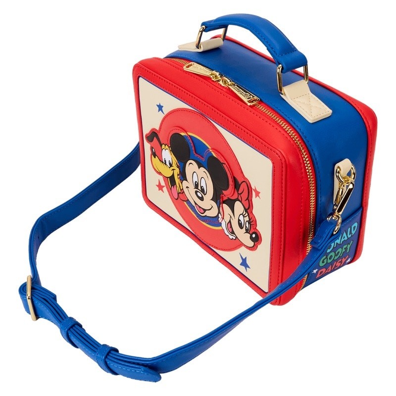 Loungefly Mickey & Friends Classic Lunchbox Crossbody Bag NWT