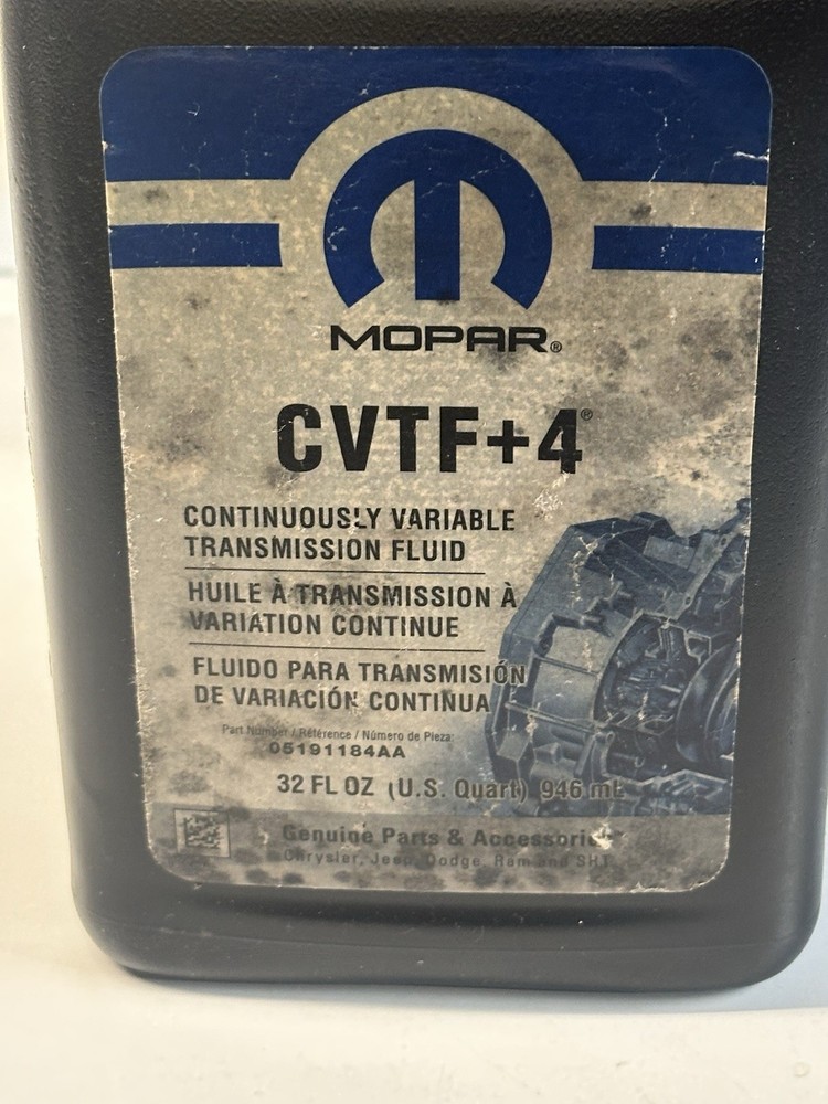 Mopar 05191184AA CVTF+4 Continuously Variable Transmission Fluid NOS