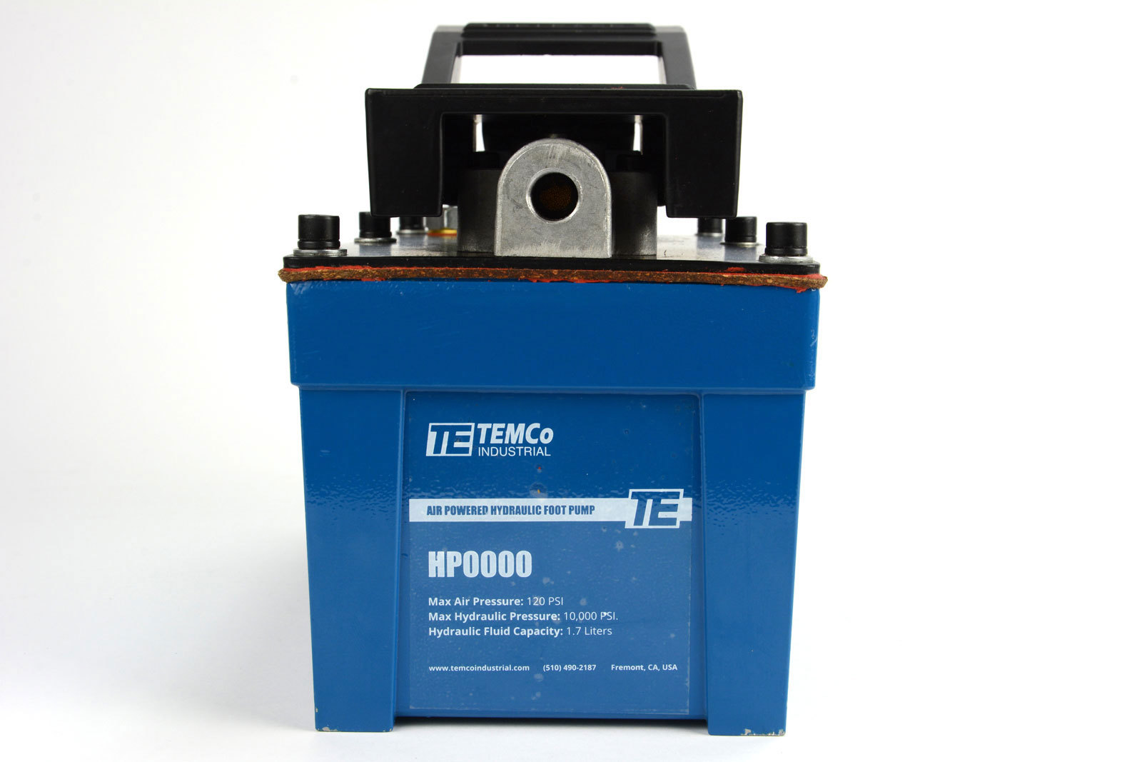 TEMCo Air Hydraulic Pump Power Pack Unit 10,000 PSI 103 in3 Cap 5 YEAR Warranty