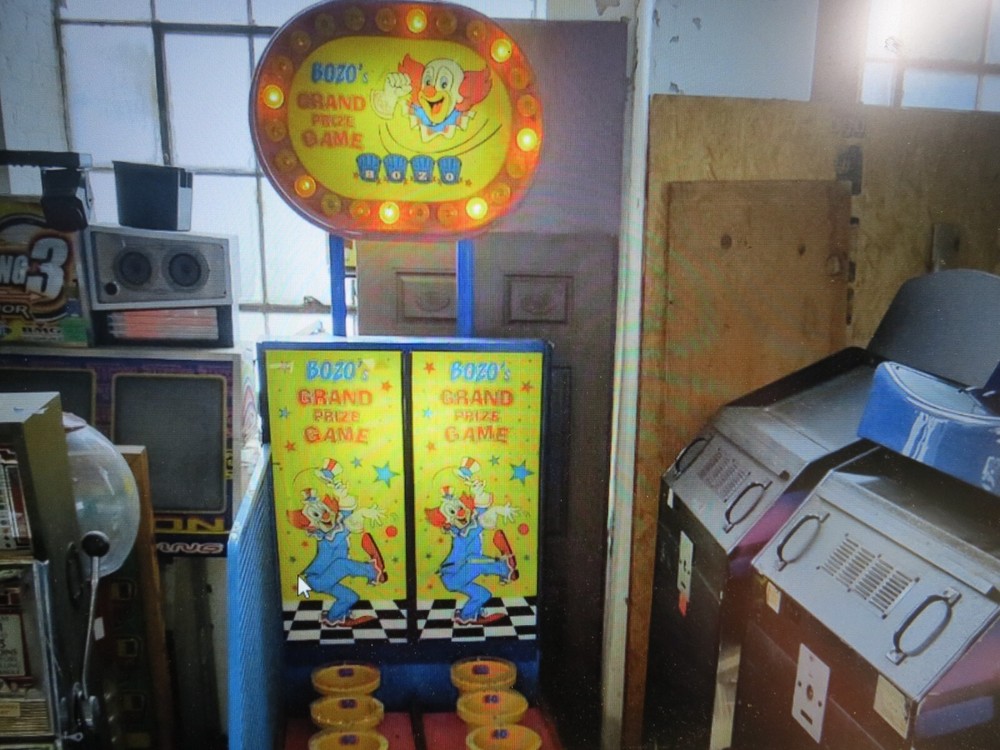 BOZO GRAND PRIZE ARCADE GAME-used