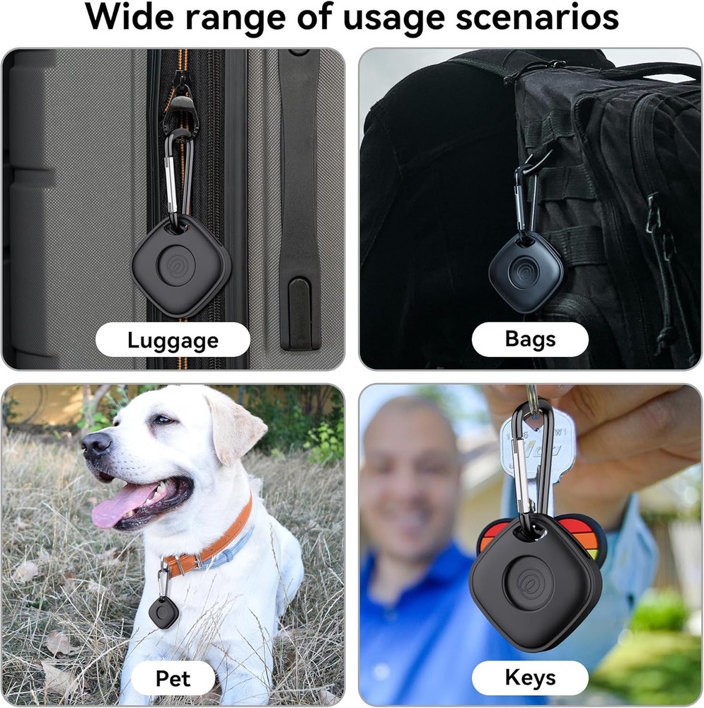 DDJ Case For Tile Life360 Mate (2024) Bluetooth Tracker With Keychain 2 Pack