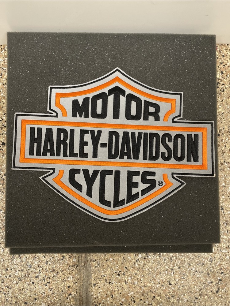 Harley Davidson HD Motor Cycles Shield ~10.75" jacket patch c/e