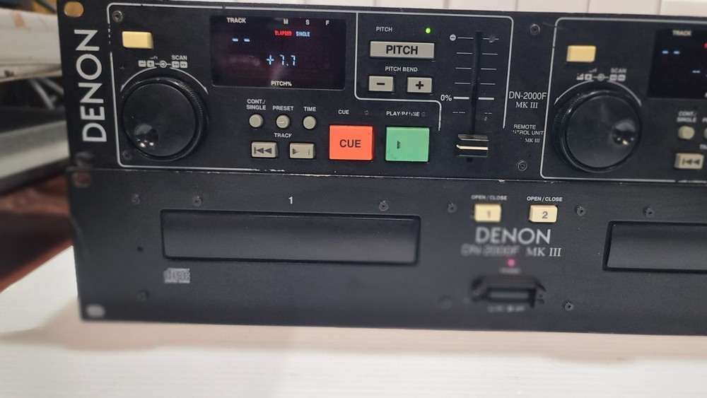 Denon DN-2000F MK3, RC-35MK3 Double CD Player & Remote Control Unit (SOLD AS IS)